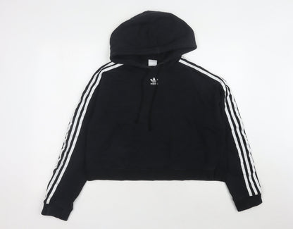 Adidas Women’s Black Pullover Hoodie, Size 14
