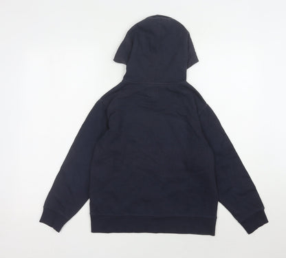 Champion Boys Black Hooded Pullover Hoodie L 12-13 Years