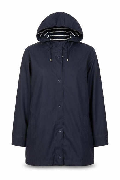 Womens UK Size 14 Bonmarché Blue Rain Coat