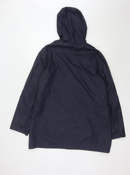 Womens UK Size 14 Bonmarché Blue Rain Coat