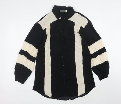 Womens UK Size S Mint Velvet Black  Button-Up
