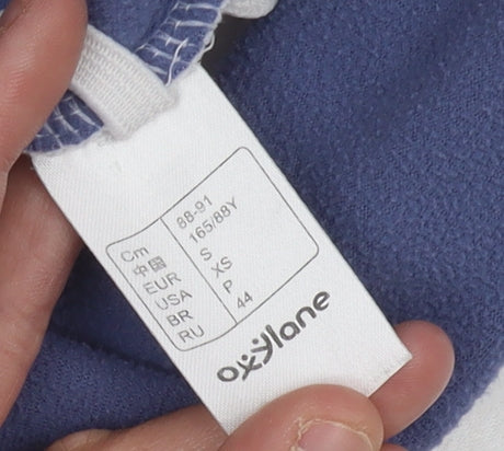 Oxylane Women's White High Neck Sweatshirt, Size 8