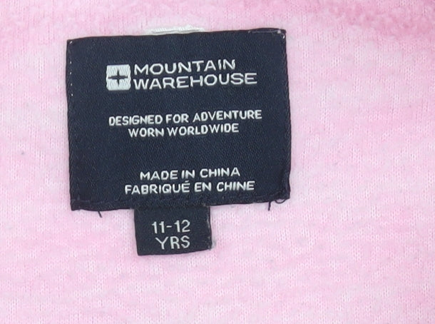 Mountain Warehouse Girls Pink Basic Jacket Size 11-12