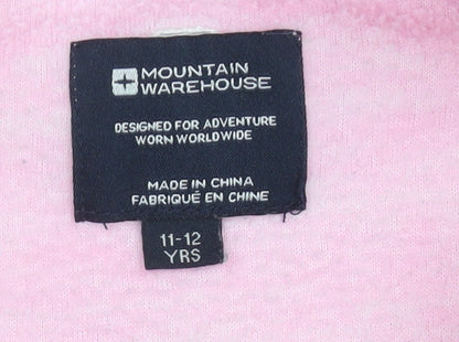 Mountain Warehouse Girls Pink Basic Jacket Size 11-12