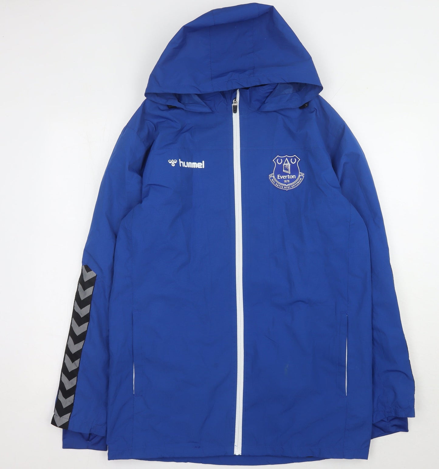 Mens UK Size M Hummel Blue Rain Coat