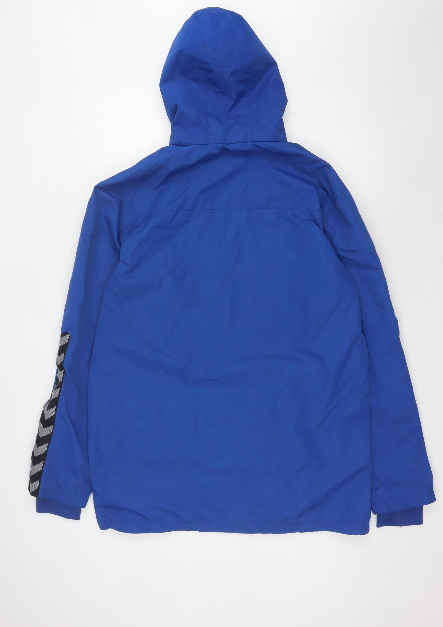 Mens UK Size M Hummel Blue Rain Coat