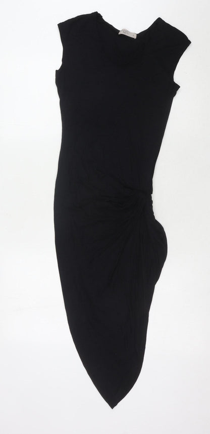 Label Lab Women's Black Asymmetric Dress Size 6