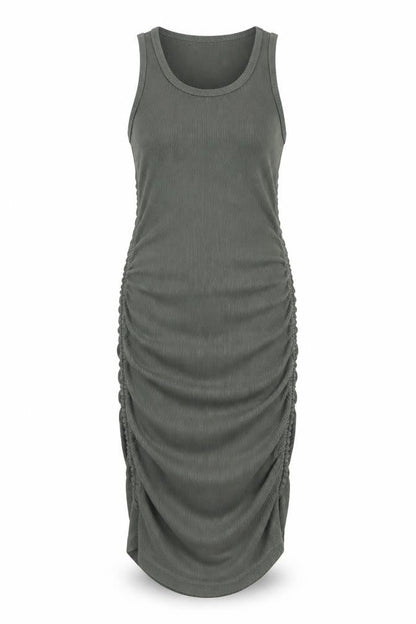 Pull & Bear Women's Green M Tank Dress
