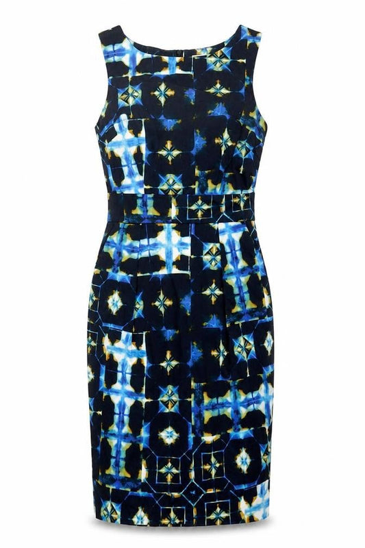 Amphora Women's Multicoloured Geometric Dress Size 10