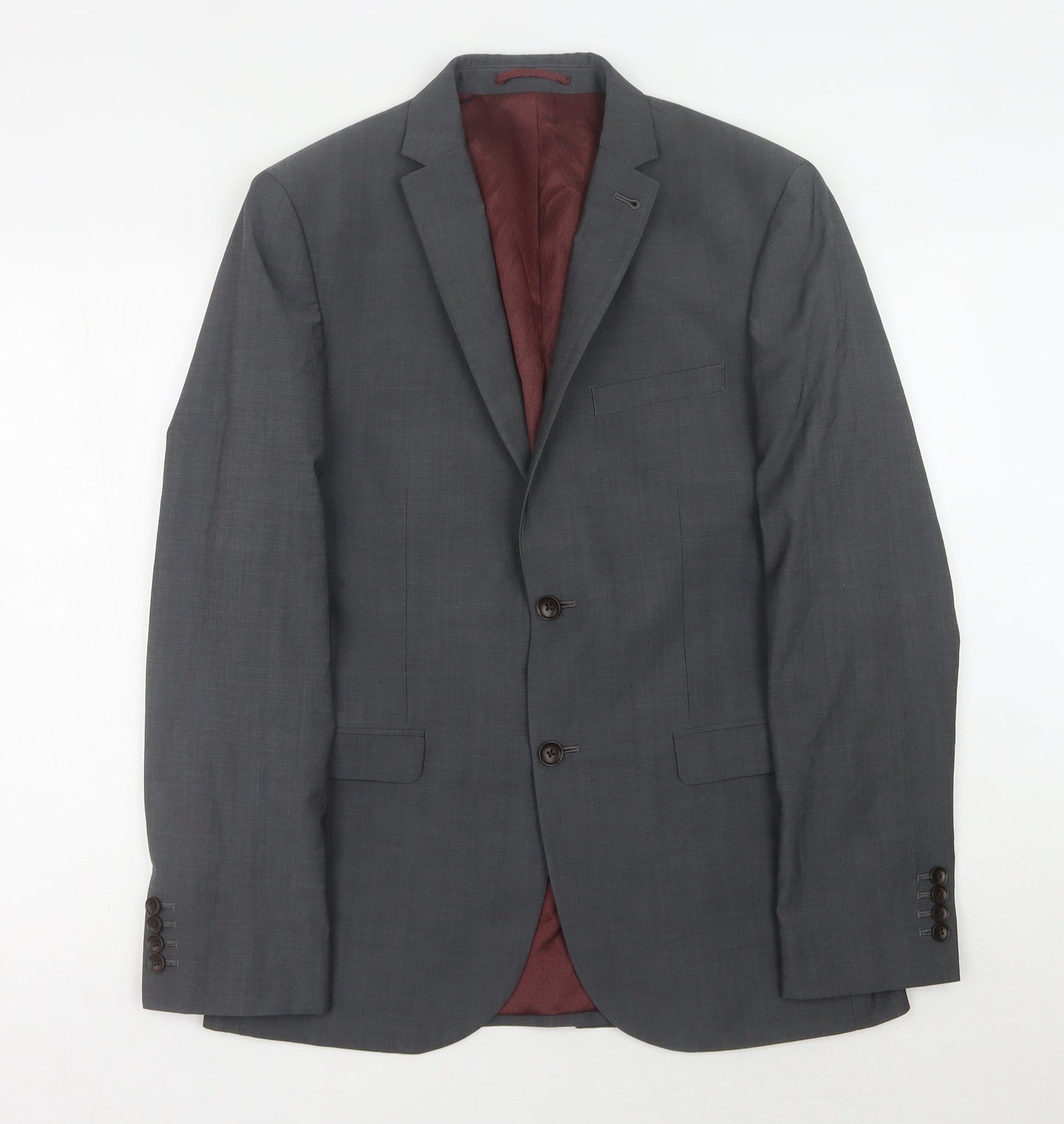 Mens UK Size 40 NEXT Regular Grey Suit Jacket