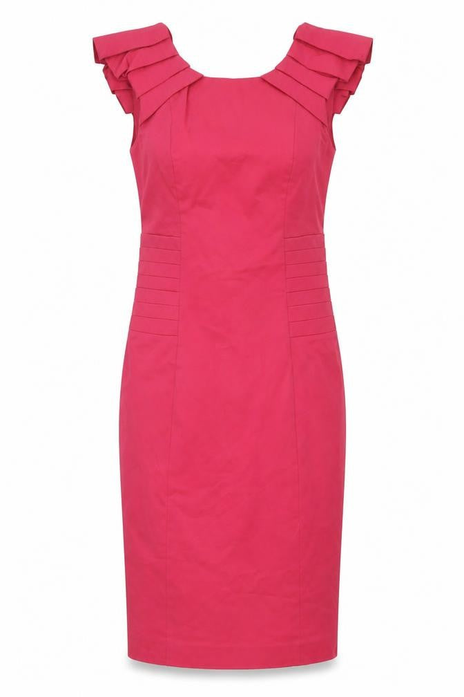 Warehouse Women's Red Pencil Dress, Size 8, Party Wear