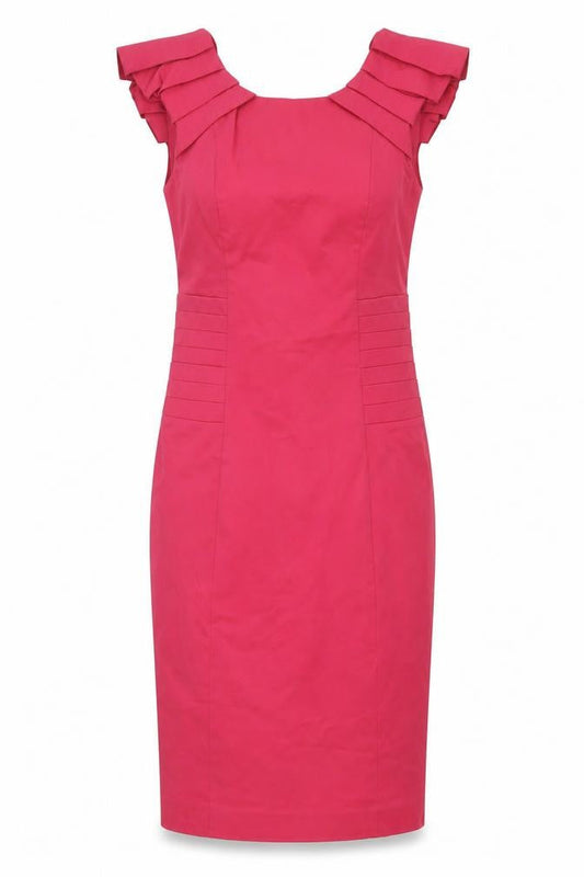 Warehouse Women's Red Pencil Dress, Size 8, Party Wear