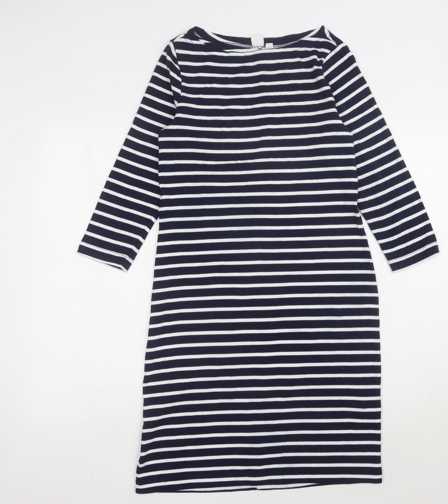 Gap Women's Blue Striped Sheath Dress M