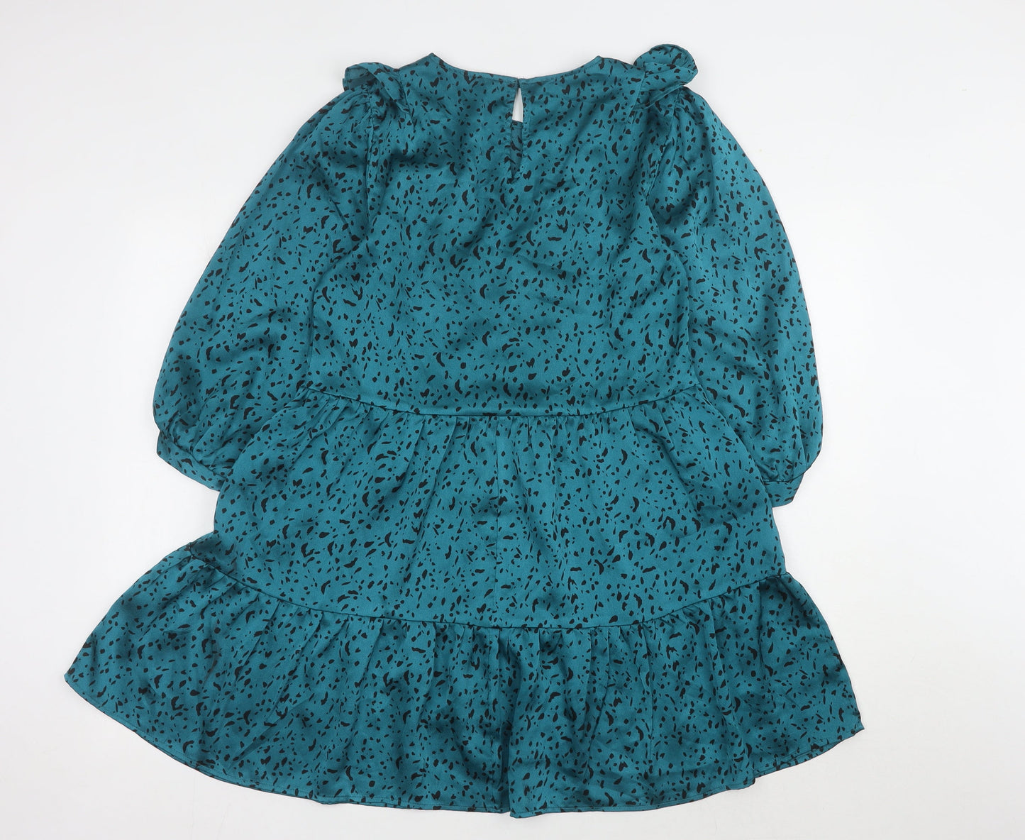 Zara Women's Green Trapeze Dress XS