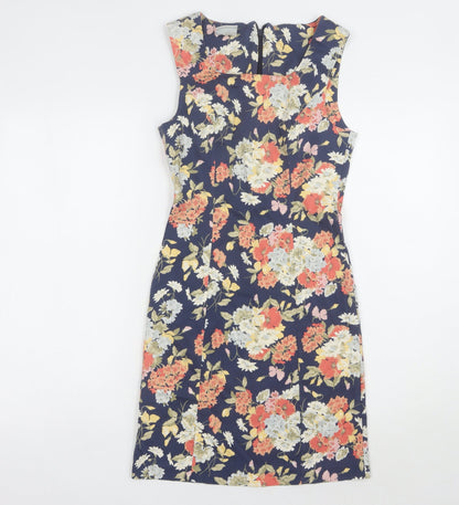 Laura Ashley Floral Sheath Dress, Size 12, Sleeveless