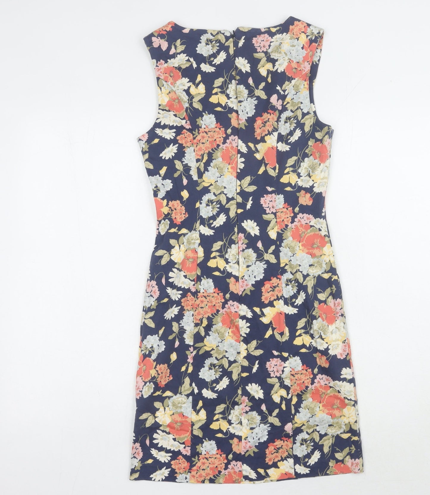 Laura Ashley Floral Sheath Dress, Size 12, Sleeveless