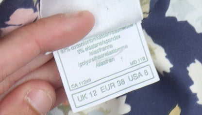 Laura Ashley Floral Sheath Dress, Size 12, Sleeveless