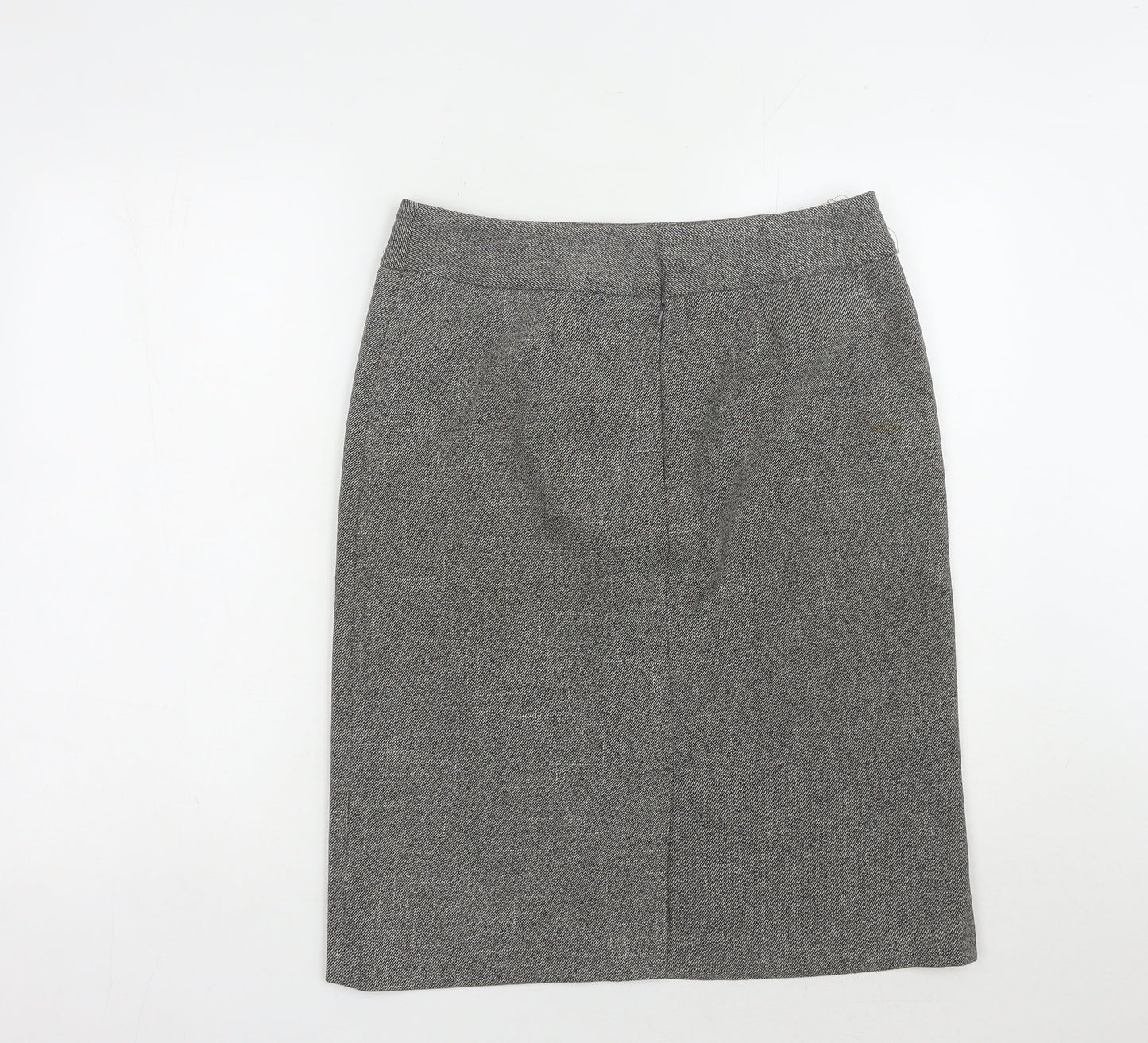 Happit Women's Grey Pencil Skirt, Size 12