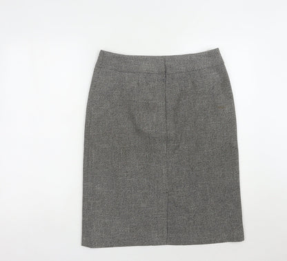 Happit Women's Grey Pencil Skirt, Size 12