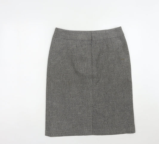 Happit Women's Grey Pencil Skirt, Size 12