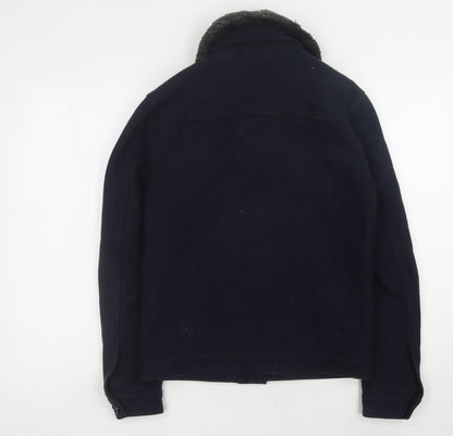Womens UK Size XS River Island Black Bomber Jacket