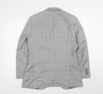 Mens UK Size 38 Reiss Regular Grey Suit Jacket