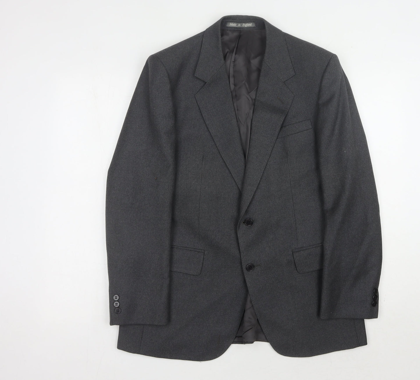 Mens UK Size 40 Burton Regular Grey Suit Jacket