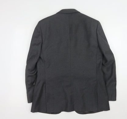 Mens UK Size 40 Burton Regular Grey Suit Jacket
