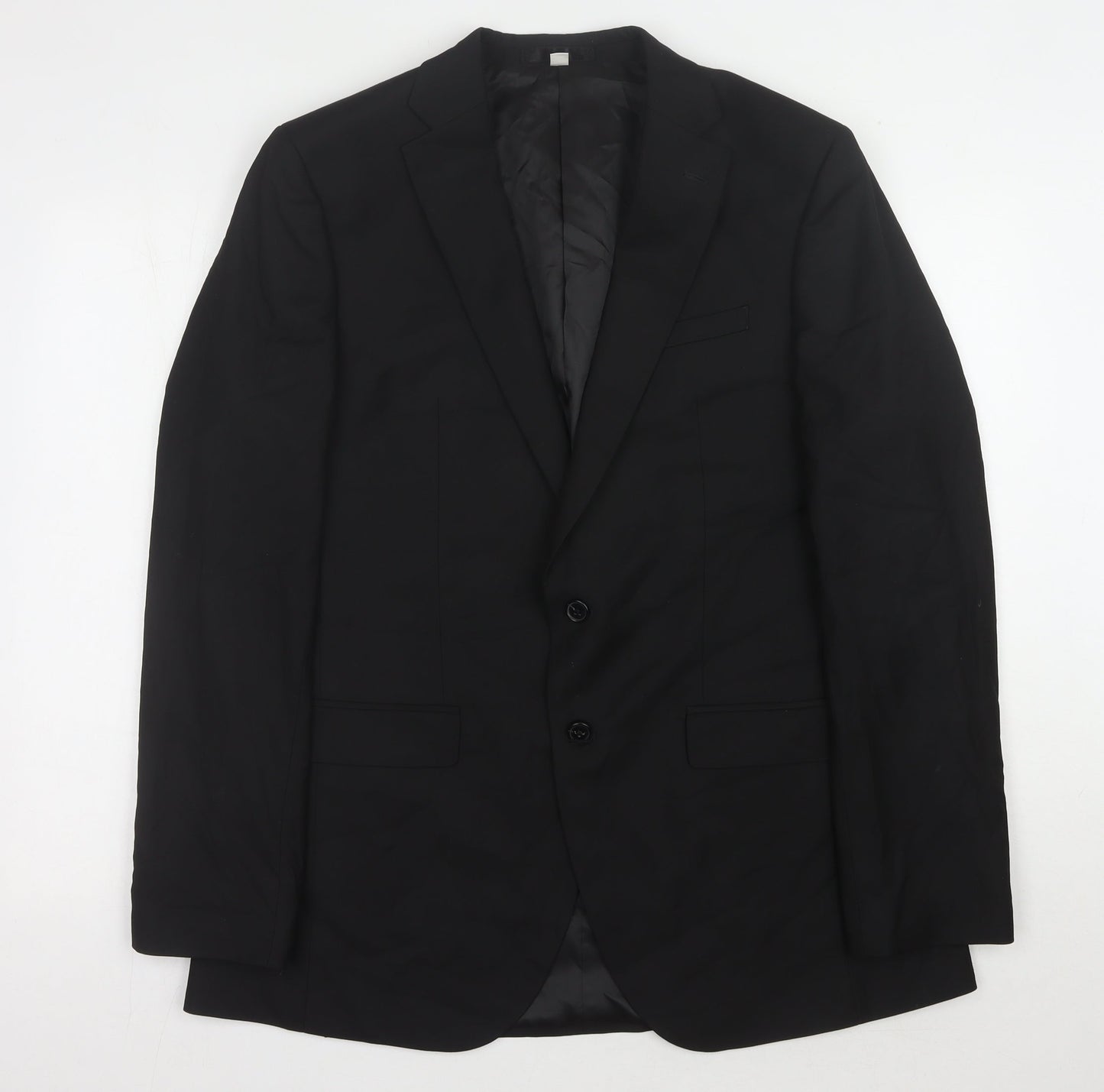 Mens UK Size 42 Marks and Spencer Regular Black Suit Jacket