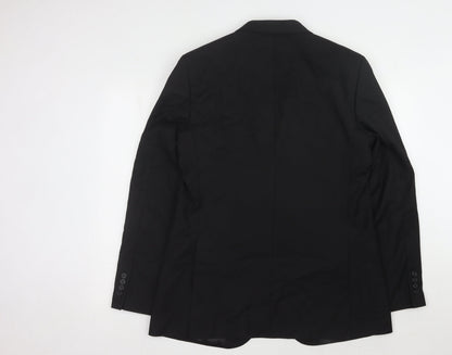 Mens UK Size 42 Marks and Spencer Regular Black Suit Jacket