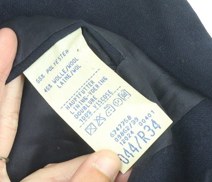 Mario Barutti Men's Blue Blazer Jacket 34R