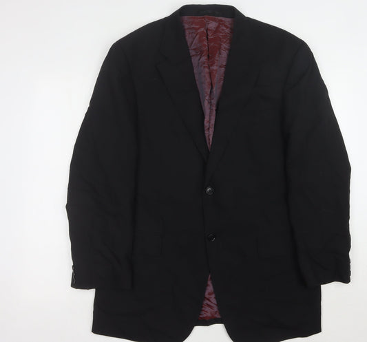 Austin Reed Men's Black Blazer 42R Wool