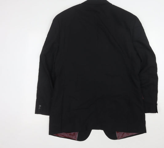 Austin Reed Men's Black Blazer 42R Wool