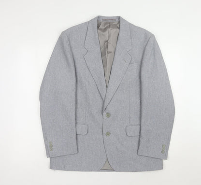 Mens UK Size 38 C&A Regular Grey Suit Jacket