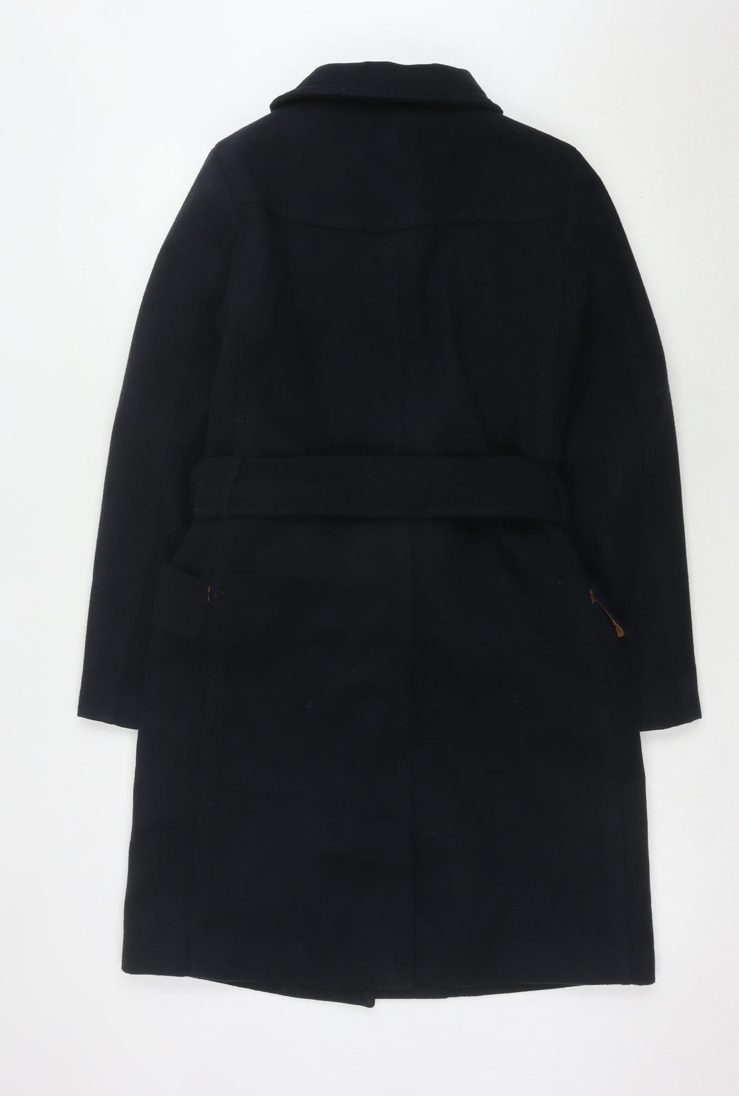 Womens UK Size 8 H&M Black Trench Coat