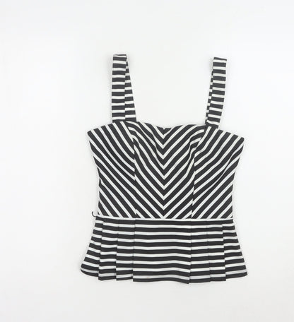 Womens UK Size 4 Lipsy Black  Tank
