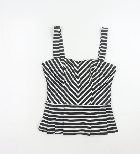 Womens UK Size 4 Lipsy Black  Tank