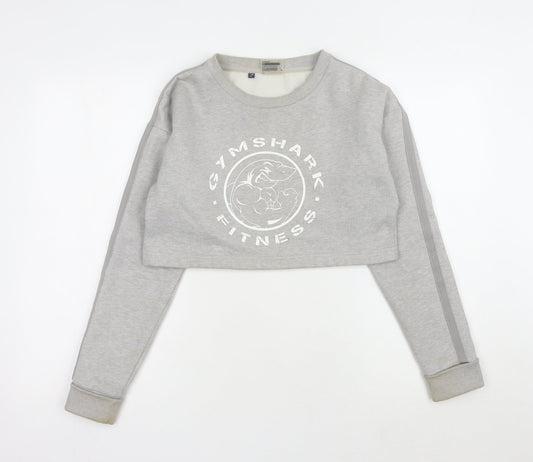 Gymshark Women's Grey XS Pullover Sweatshirt