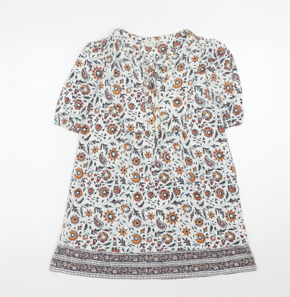 Fat Face Women's Multicoloured Floral Dress UK Size 6