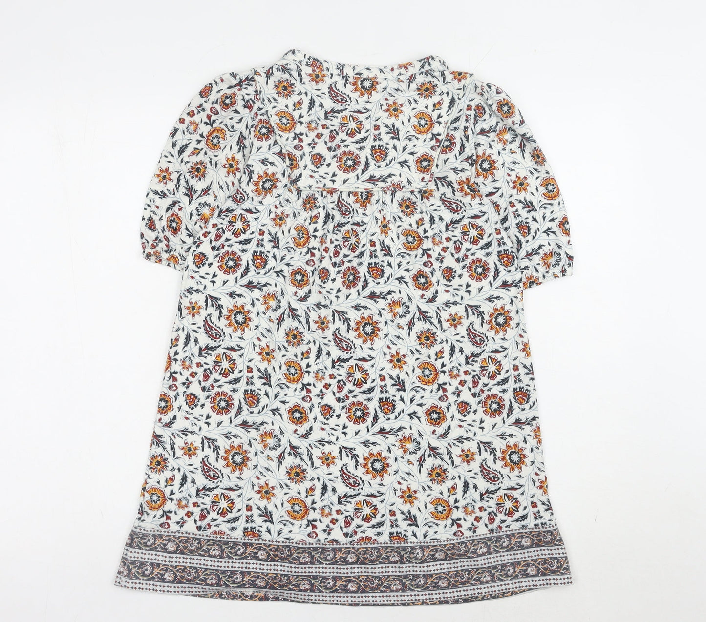 Fat Face Women's Multicoloured Floral Dress UK Size 6