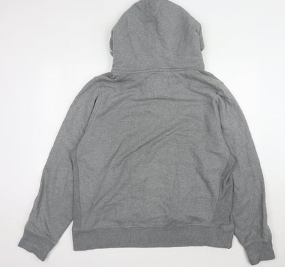 Mens UK Size XL Lee Cooper Grey Pullover Hoodie