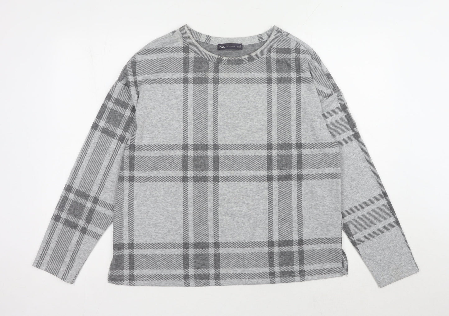 Womens UK Size 12 Marks and Spencer Grey Pullover Jumper