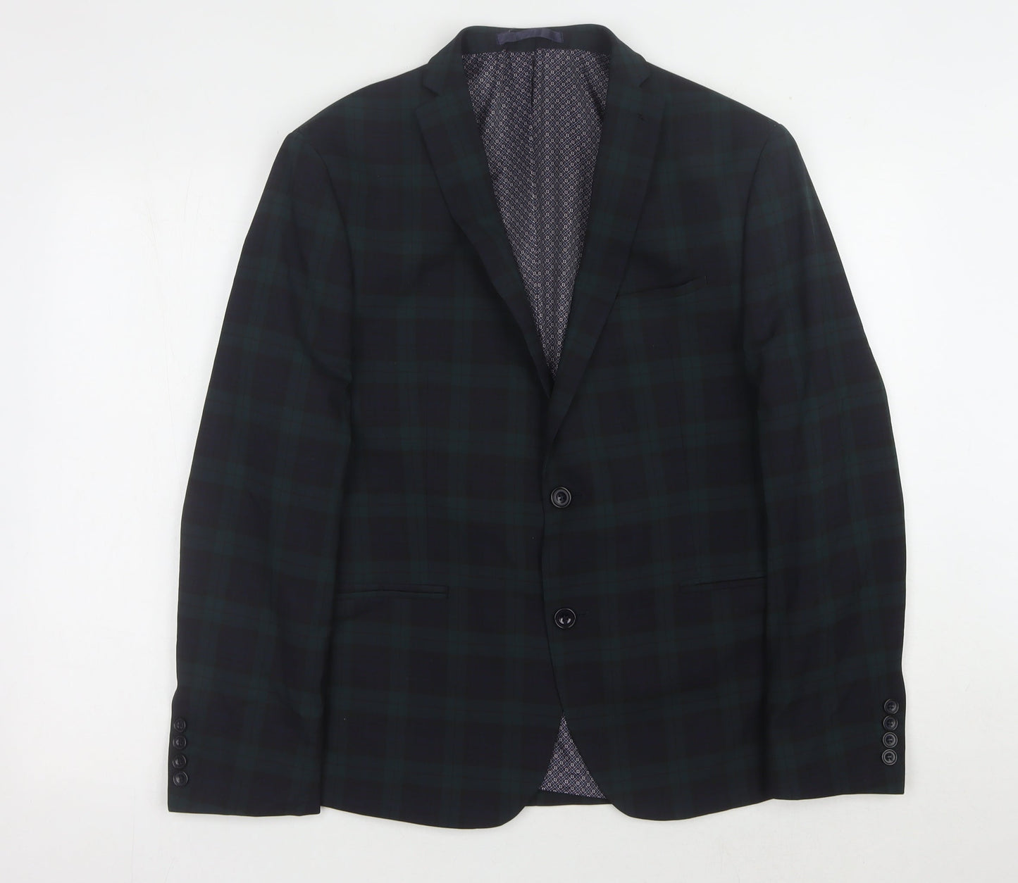 Mens UK Size 42 Limehaus Regular Multicoloured Suit Jacket