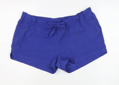 Esmara Women's Blue Shorts Size 18-20 Drawstring