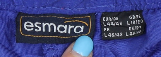 Esmara Women's Blue Shorts Size 18-20 Drawstring
