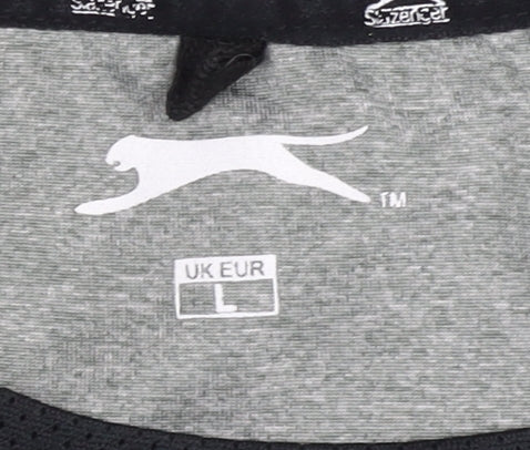 Slazenger Men's Grey Jersey T-Shirt for Gym & Training