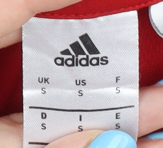 Adidas Men's Red Athletic Jersey Size S