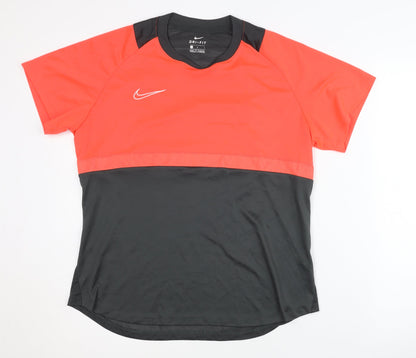 Nike Unisex Red Black T-Shirt L Athletic Fit