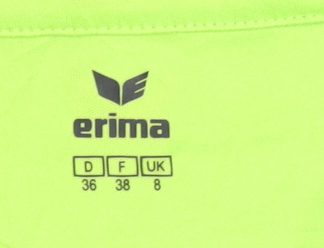 Erima Women's Green T-Shirt - UK Size 8, Breathable