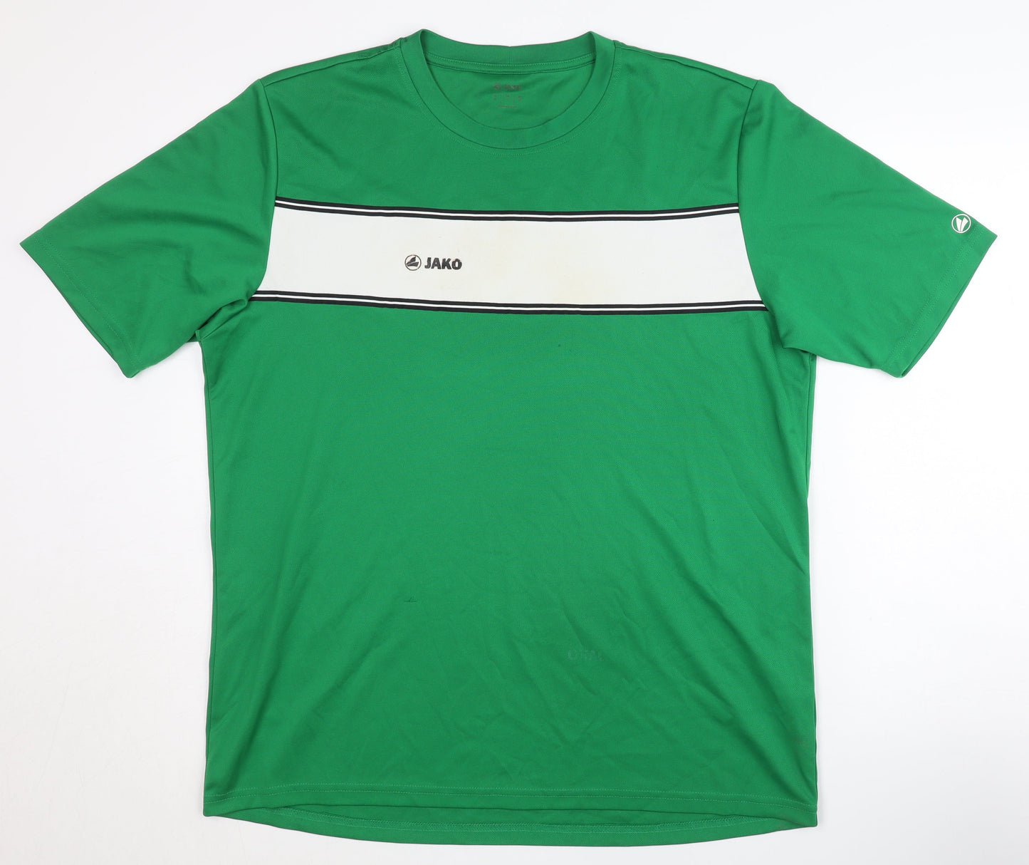 JAKO Men's Green Medium Basic T-Shirt